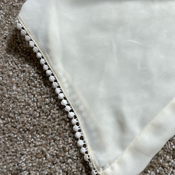 Cream Eyelet Collared Shirt - Picture 2 of 6